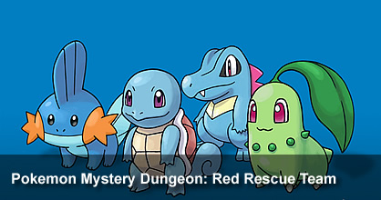 Featured Game: Pokemon Mystery Dungeon: Red Rescue Team for the Game Boy Advance